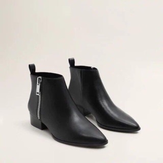 Boots mango thấp cổ mũi nhọn 3p