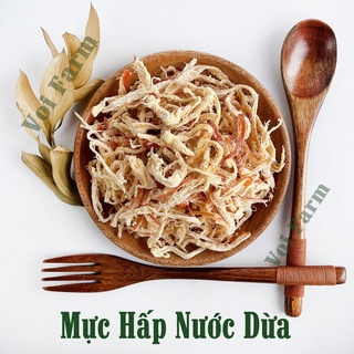Mực hấp nước dừa xé sợi voifarm