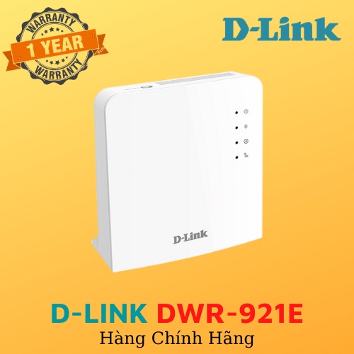 Bộ phát Wifi 4g D-LINK DWR-921E 150Mbps/4G hoặc 300Mbps/LAN - Hàng Chính Hãng