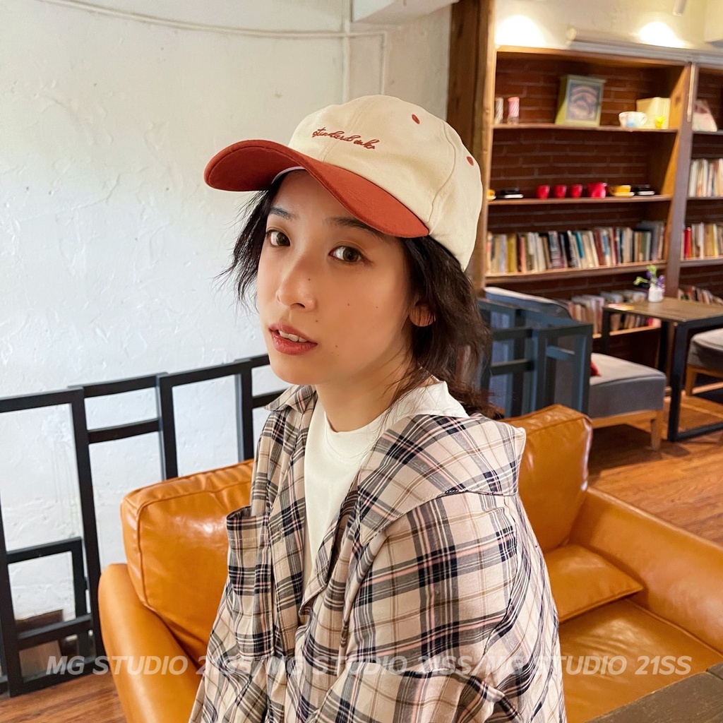 Mũ lưỡi trai MG STUDIO họa tiết thêu 3 màu