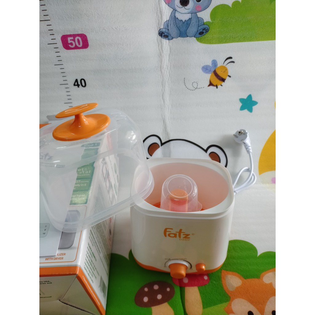 Máy Hâm, Tiệt Trùng Bình Sữa 2 Bình Cổ Rộng Fatz Baby FB3012SL