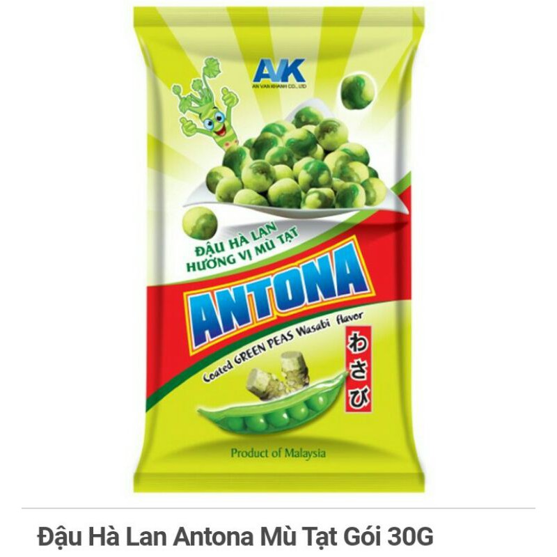 Đậu Hà Lan Antona Mù Tạt Gói 30G