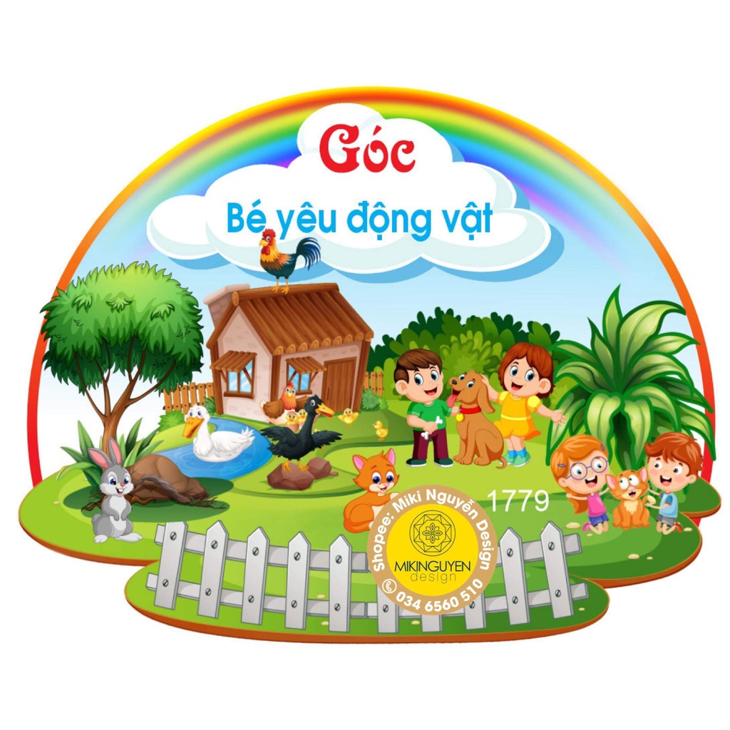 trang trí góc sinh nhật lớp mầm non