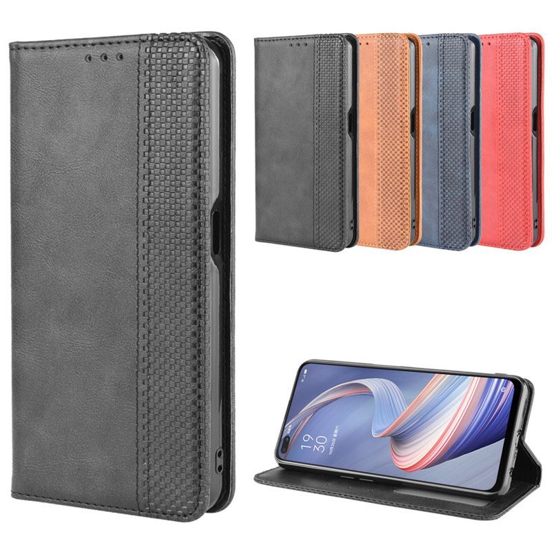 Bao da dạng ví Oppo A92s kiểu dáng sang trọng, ngăn đựng thẻ tiện lợi