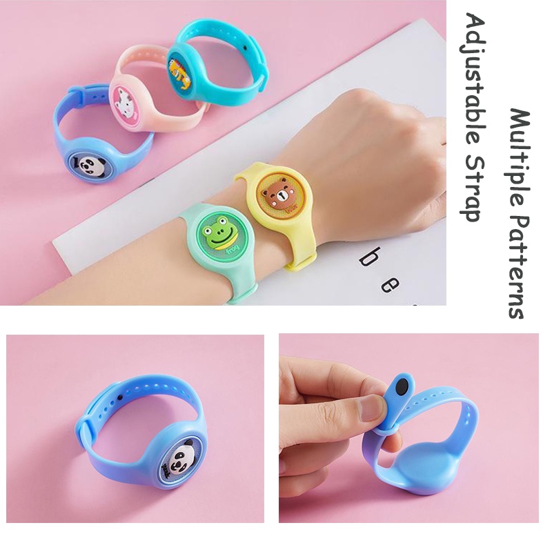 Đồng Hồ Đeo Tay Đuổi Muỗi Họa Tiết Hoạt Hình Penghalau Nyamuk Untuk Cho Bé