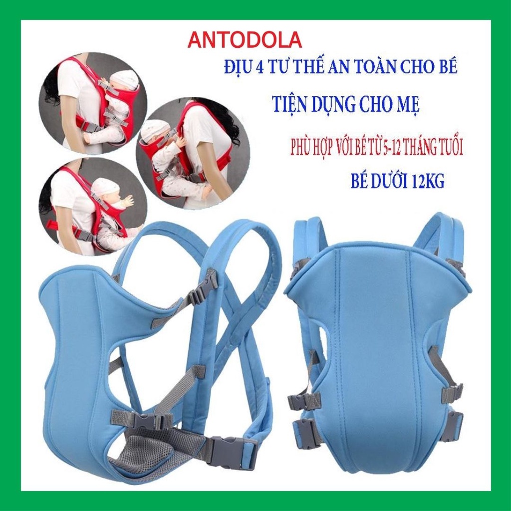 Địu Trẻ Em 4 Tư Thế Chống Gù Lưng Cho Bé Ngồi Xe Máy An Toàn