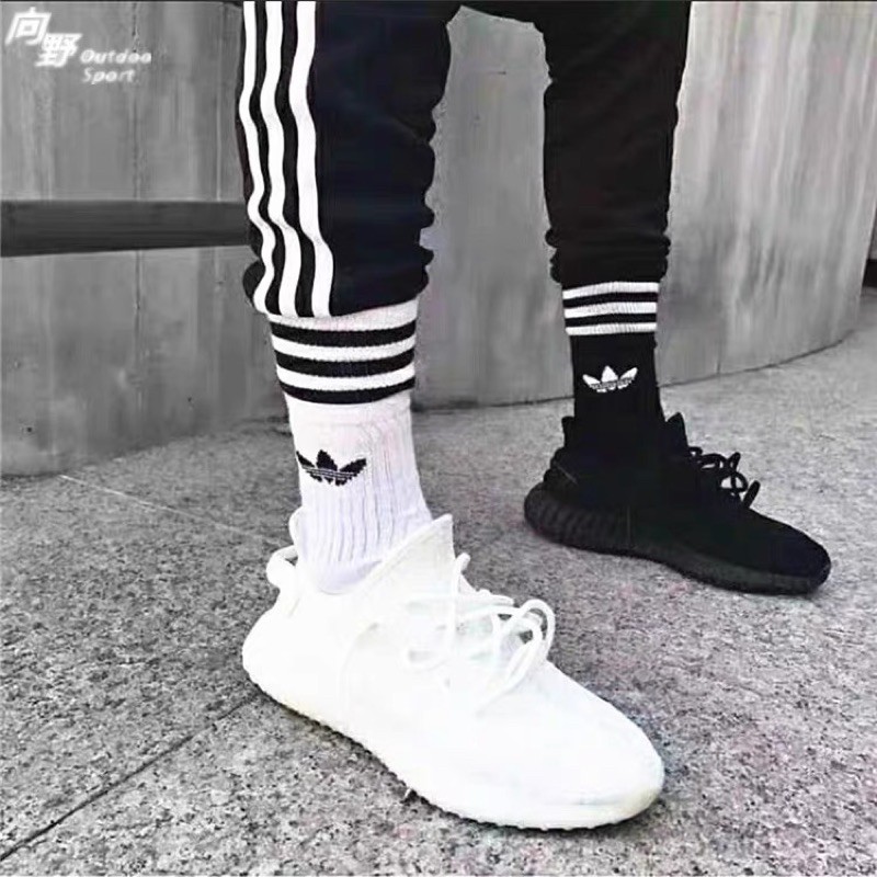 [Freeship + Mã giảm giá] Tất Vớ Nam Nữ Unisex Adidas Hàng Taobao Thể Thao Năng Động Chất Liệu Cotton Mềm Mịn