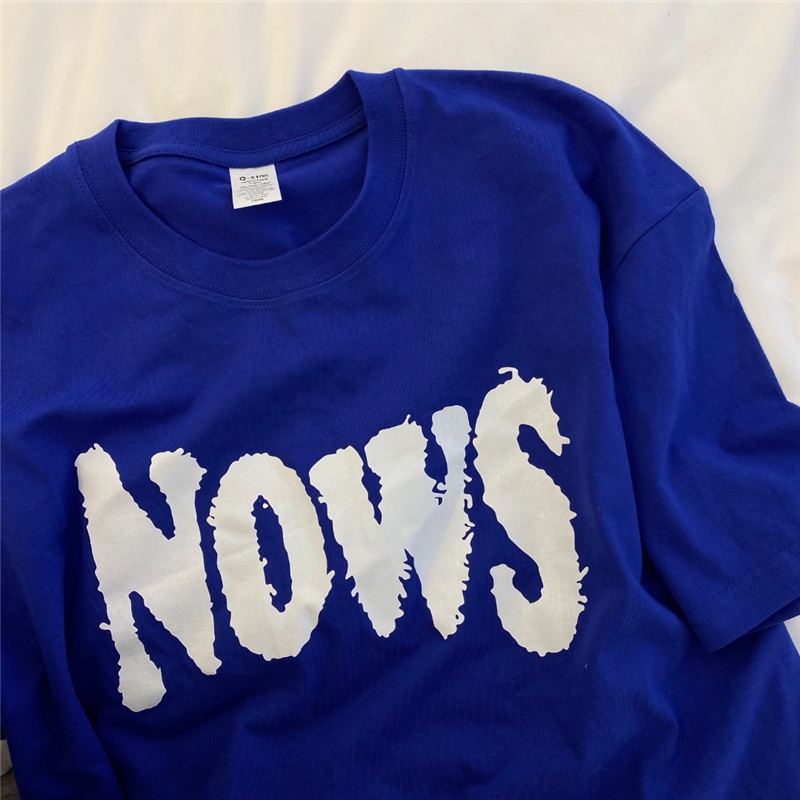 NRVP Áo Thun 100% Cotton Nguyên Chất Tay Ngắn Thời Trang Mùa Hè Phong Cách Hàn Quốc Cho Nữ