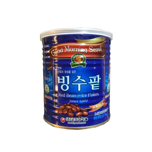 Đậu đỏ đóng hộp nguyên hạt Good Morning Seoul (Hàn Quốc) - hộp 850g