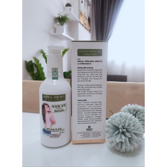 SERUM DƯỠNG TRẮNG DA TOÀN THÂN CC SẮC HƯƠNG - Trắng Da, Chống Nắng, Dưỡng Ẩm, Tinh Dầu Nước hoa350ML