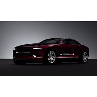 Bộ 2 tem dán cửa xe ô tô Chev