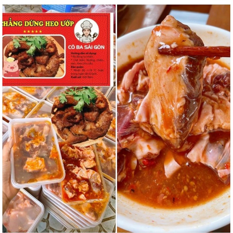 CHẲNG DỪNG HEO ƯỚP SẴN 500g