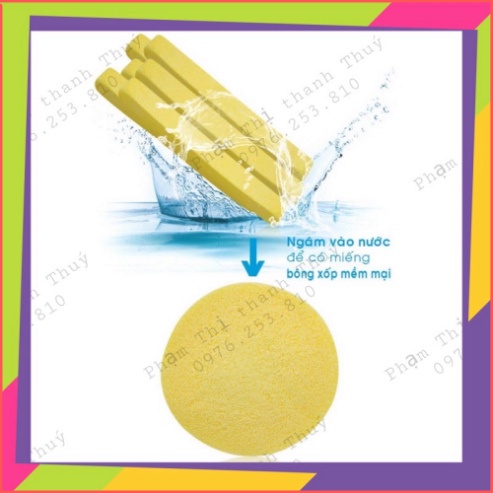 1 MIẾNG BỌT BIỂN RỬA MẶT CHIVEY, BÔNG BÁNH MÌ RỬA MẶT CAO CẤP