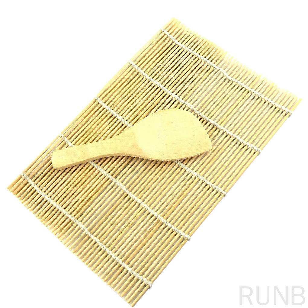 Tấm gỗ tre DIY để làm sushi cuộn tiện dụng và bền (RB)