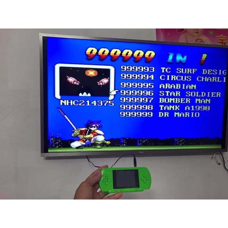 Máy chơi Game cầm tay Cawono PVP Station light PVP-3000 (Xanh)