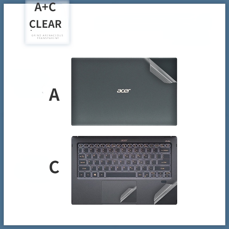 Miếng Dán Trang Trí laptop Máy Tính Bảng Bằng Chất Liệu vinyl Màu Đen Cho acer nitro 5 swift 3 swift go aspire 3 aspire 5 sf314-42 sf314-57g an515-45 sfg14-41
