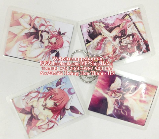 Móc khoá datealive sét 5c mẫu ngẫu nhiên