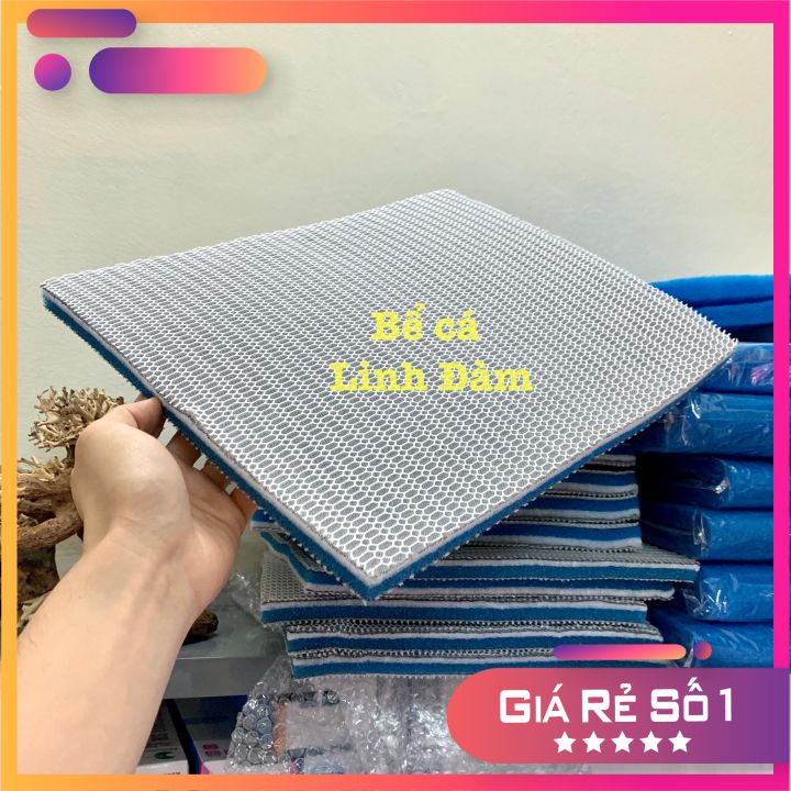 Bông Lọc 6D Khổ 40X30X2Cm Chuyên Dụng Cho Bể Cá Bể Thủy Sinh- Tấm Bông Lọc Tốt Cho Hệ Thông Lọc Nước