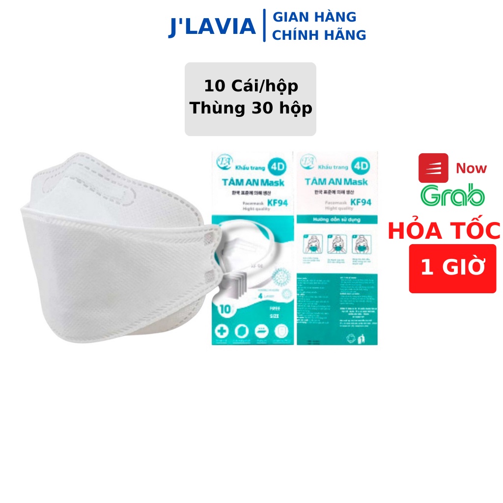 Khẩu trang 4D KF94 Hàn Quốc chống bụi mịn và kháng khuẩn