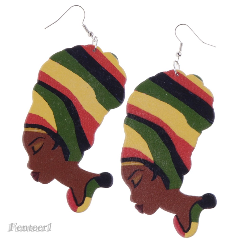 Bông Tai Kiểu Móc Hình Người Châu Phi 1