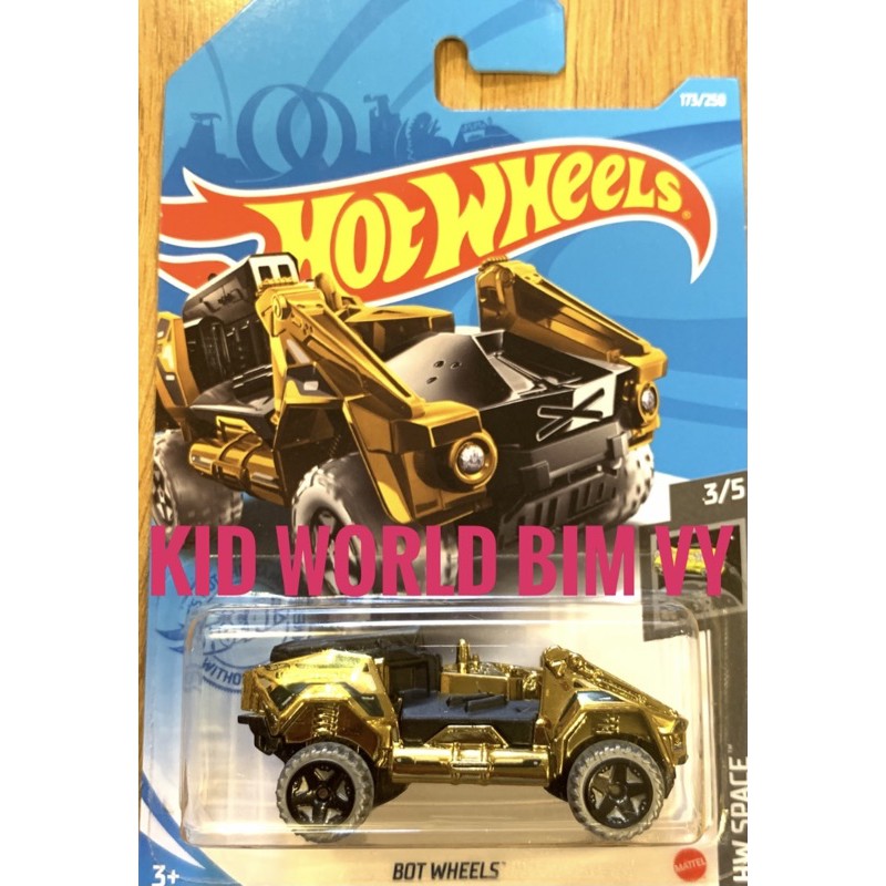 Xe mô hình Hot Wheels basic Bot Wheels GRY75, 40K.