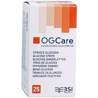 Que thử đường huyết Ogcare( Dùng cho máy đo đường huyết Ogcare) Hôp 25 que