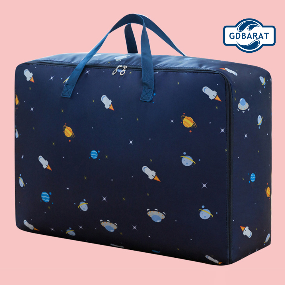 Túi Đựng Quần Áo Bằng Vải Oxford In Họa Tiết Hoạt Hình Dễ Thương