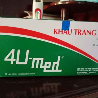 Khẩu trang y tế 4U Med 50c