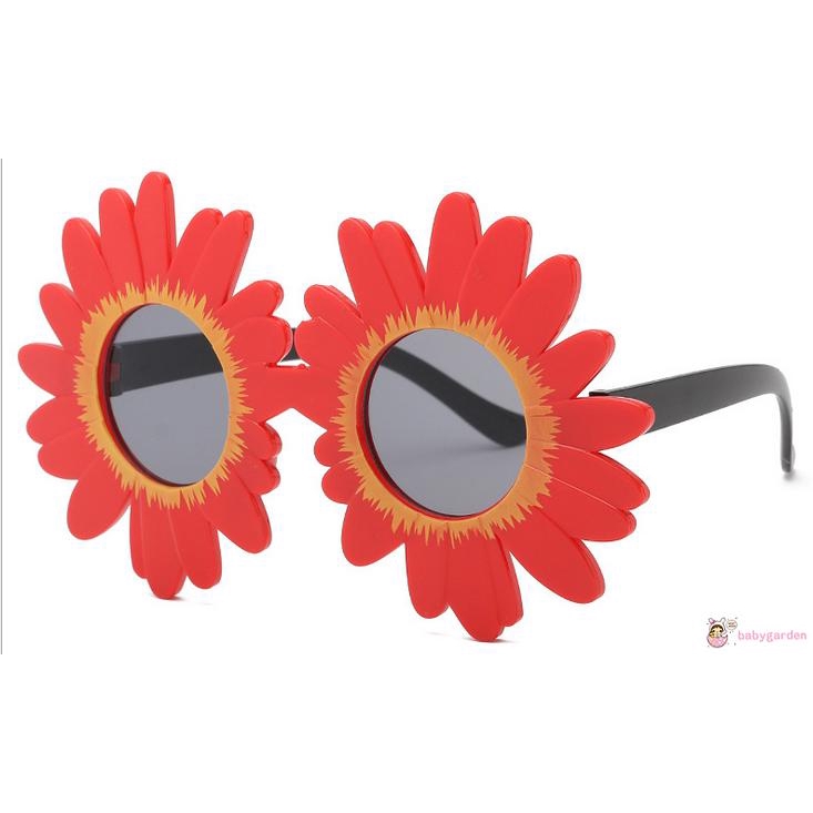 Kính Mát Gọng Hoa Hướng Dương Chống Tia Uv400 Cho Bé