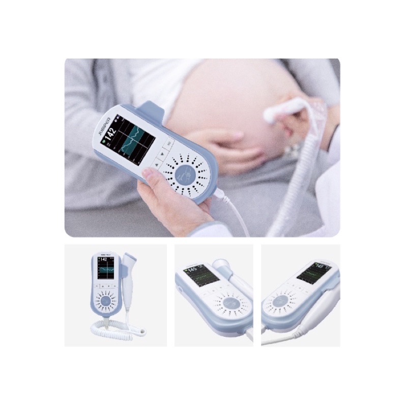 Máy nghe tim thai Fetal Doppler JPD-100E, Máy đo tim thai Jumper 100E Hàng FULL BOX CHÍNH HÃNG