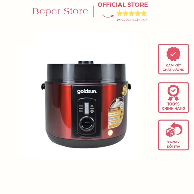 Nồi cơm điện lòng niêu Goldsun GRC5043, Nồi cơm điện lòng niêu Goldsun GRC5042, Bảo hành chính hãng 