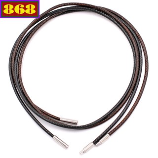 Combo 2 dây vòng cổ cao su đen - nâu dcsen1