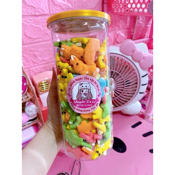 Kẹo Dẻo Cá Sấu Lon Pet 300-500G