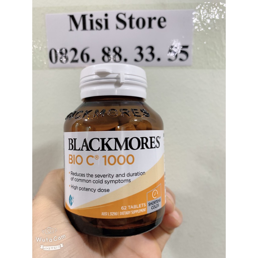 Viên uống Vitamin C Blackmores Bio C 1000mg, 62/150 viên - Mẫu mới