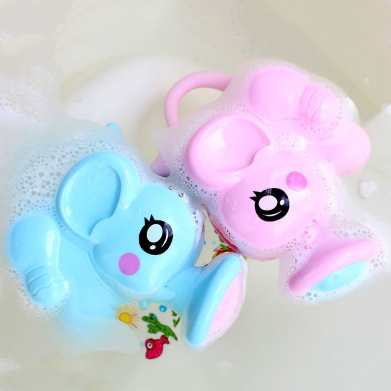 Đồ Chơi Phun Nước Bằng Nhựa Hình Chú Voi Dễ Thương Vui Nhộn Cho Bé
