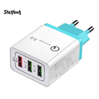 Cốc Sạc Nhanh Qc 3.0 3 Cổng Usb