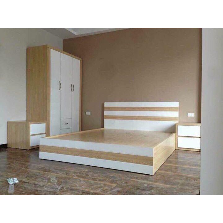 giường gỗ công nghiệp MDF