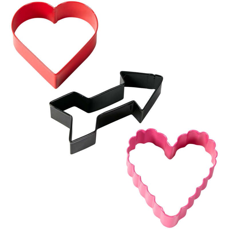 Khuôn Wilton cookie cutter set valentine - 3 cái