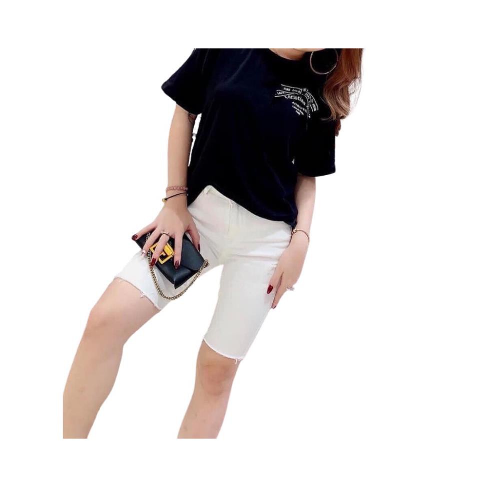 HCM Quần ngố kaki Nữ trắng đen huyền thoại SN01⚡SALE KỊCH LIỆT
