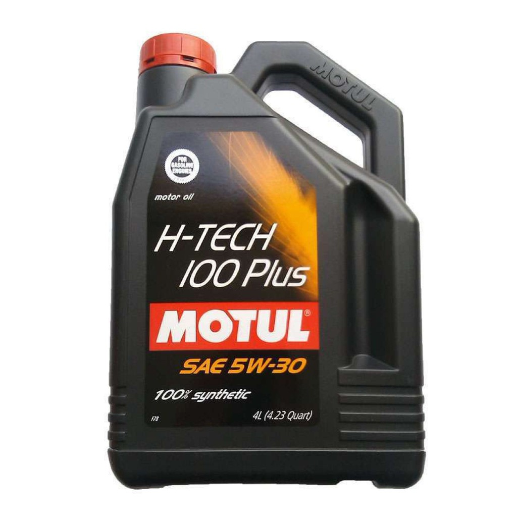 Nhớt Tổng Hợp XE HƠI Ô TÔ Motul H-Tech 100 Plus 5w30 SN (4lít)