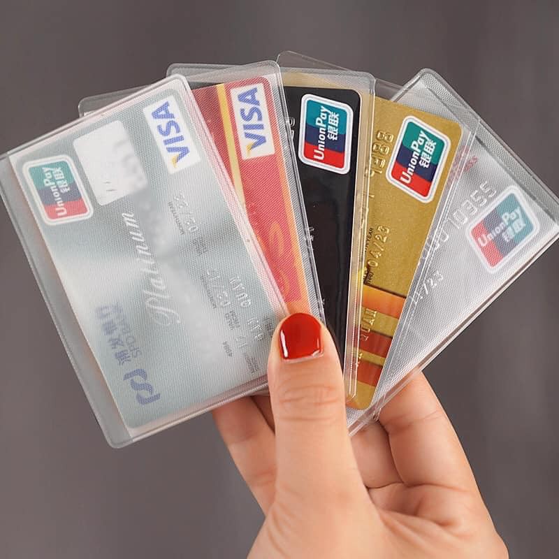 10/Túi bọc thẻ căn cước, ngân hàng, atm, bằng lái xe, thẻ sinh viên chống trầy xước, chống ẩm, bẩn cao cấp giảm 50% giảm