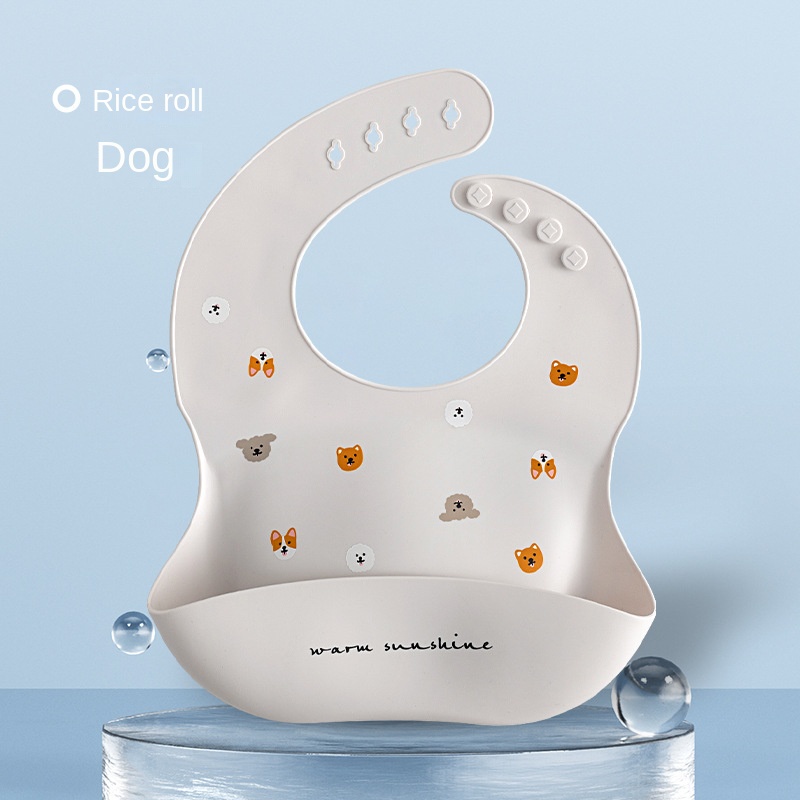 Yếm Ăn Bằng silicone Chống Thấm Nước Dành Cho Trẻ Em Mới Năm 2022