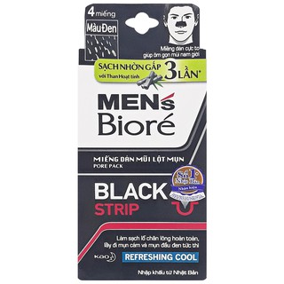 Miếng Dán Lột Mụn Mũi Men Biore Dành Cho Nam