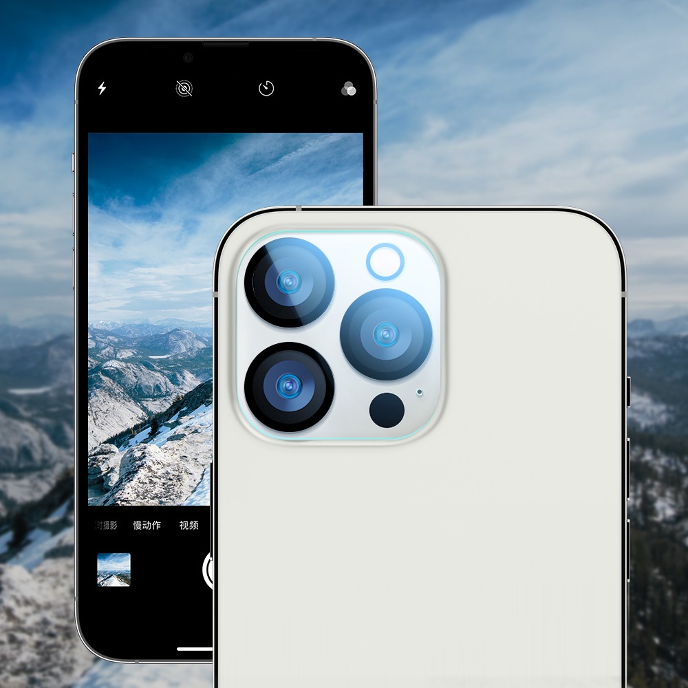 Kính Cường Lực ESR Bảo Vệ Camera Sau Cho iPhone 13 mini/13 Pro/13 Pro mxa Sự Bảo Vệ