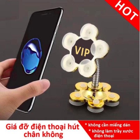 [Hot Trend] Giá Đỡ Điện Thoại 2 Mặt Hút Chân Không Cực Chắc