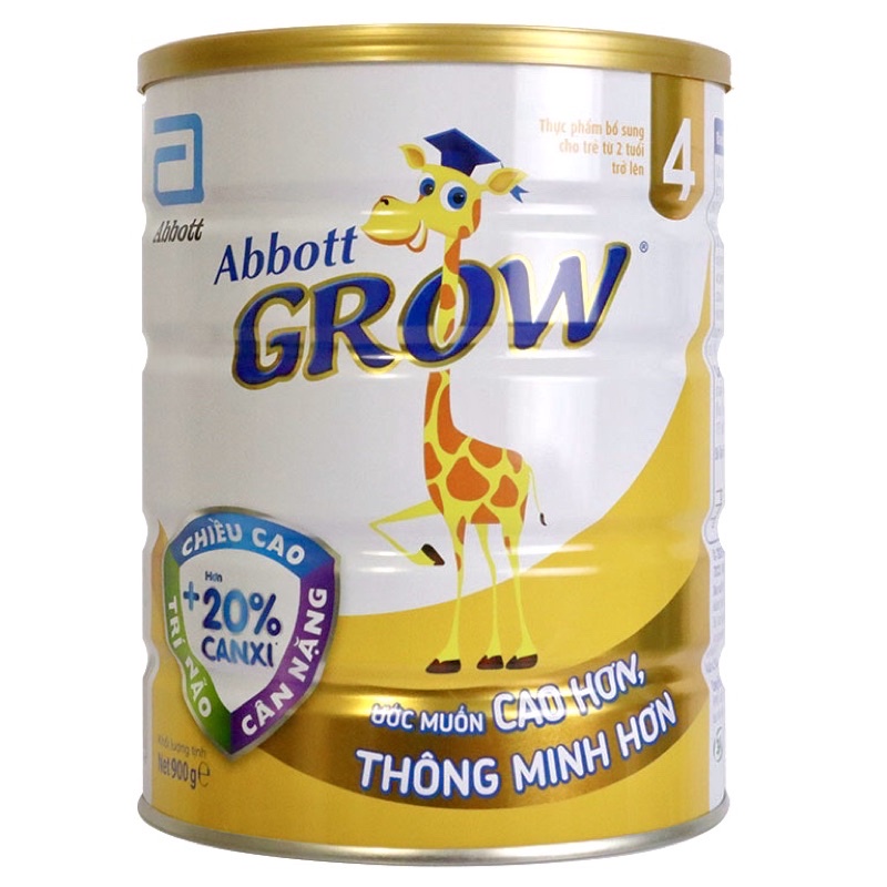 Sữa bột Abbott Grow 4 900g ( Mẫu Mới )