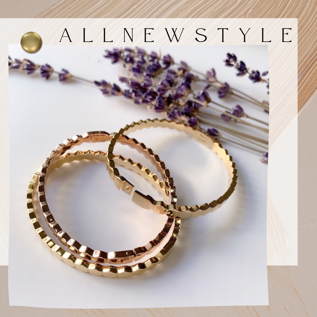 Vòng tay Allnewstyle 2021 vòng tổ ong khóa cài