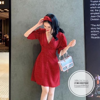 Đầm chấm bi