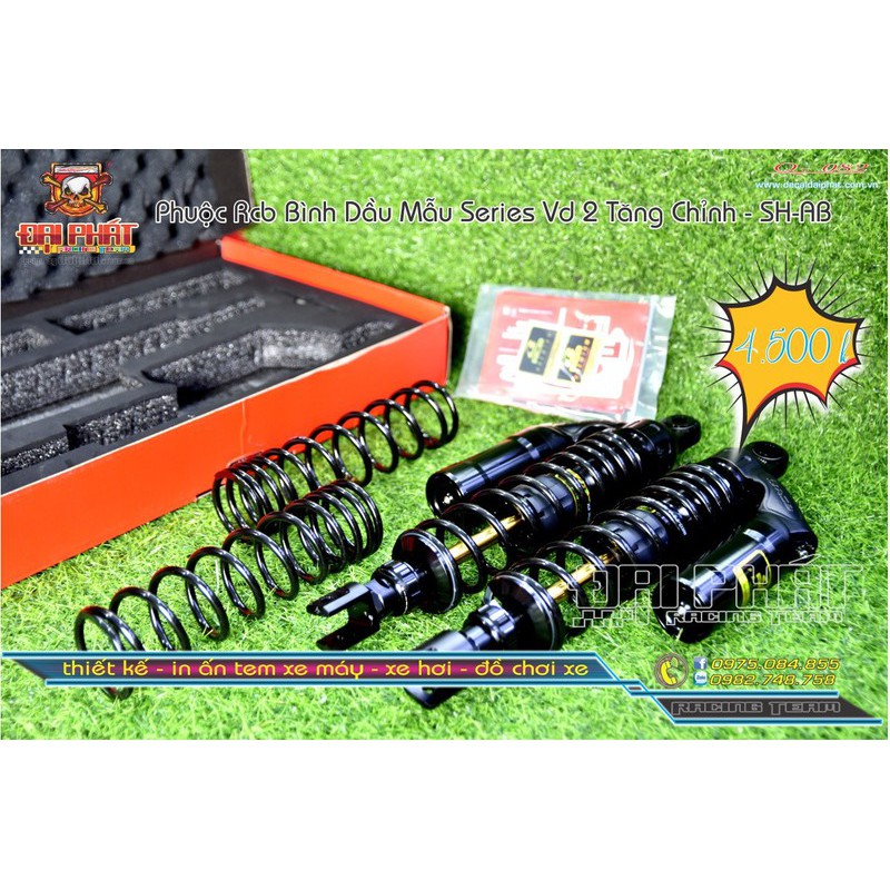 PHUỘC RCB SERIES VD CAO CẤP DÀNH CHO SH - AIRBLADE - Q-082