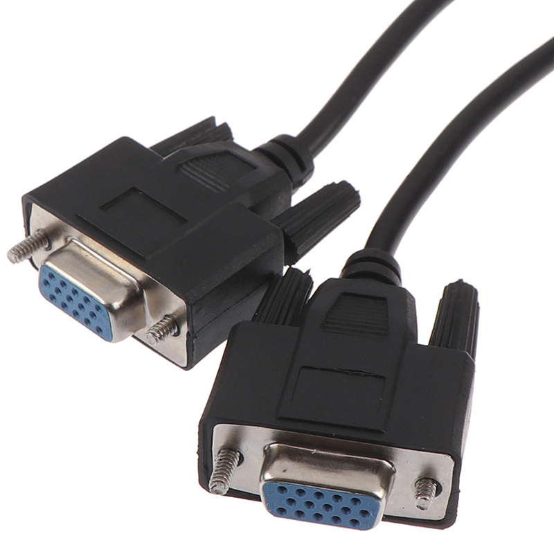 Colorfulswallowfly 15Pin VGA male to 2 vga svga female adapter splitter video monitor cable CSF